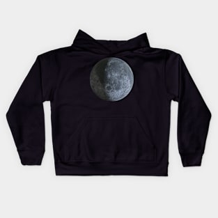 High Rez Moon in detailed 8K Kids Hoodie